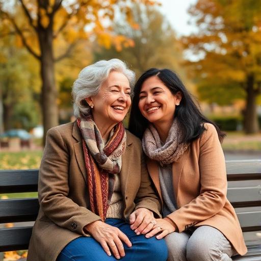Mom & me, autumn