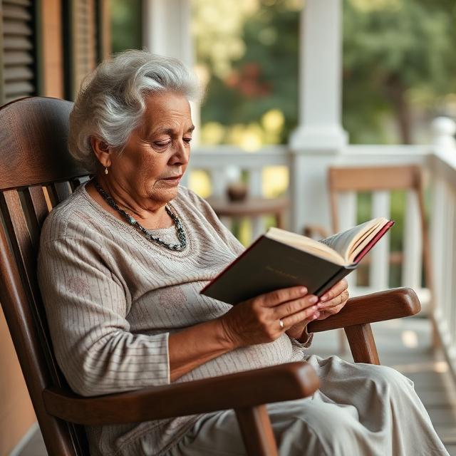 Abuela, reading