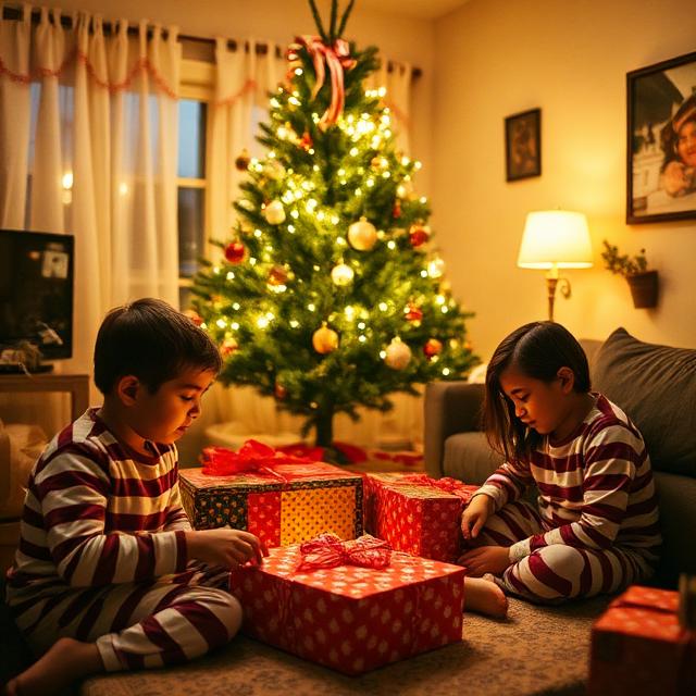 Christmas morning