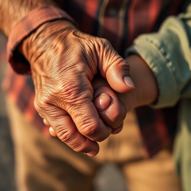 Two hands