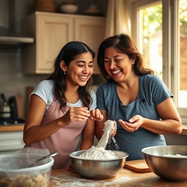 Baking with Mom
